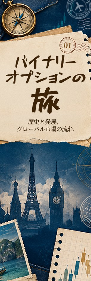 バイナリーオプションの旅 ― 歴史と発展、グローバル市場の流れ