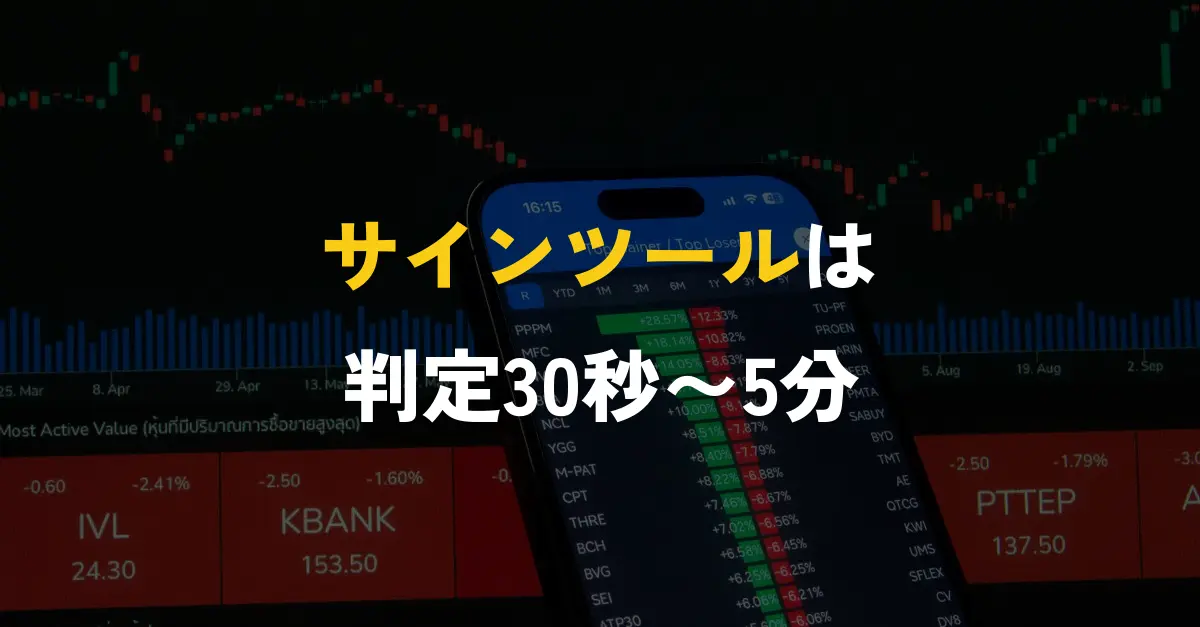 バイナリーオプションの自動売買やサインツールで相場を確かめるスマートフォンの画面