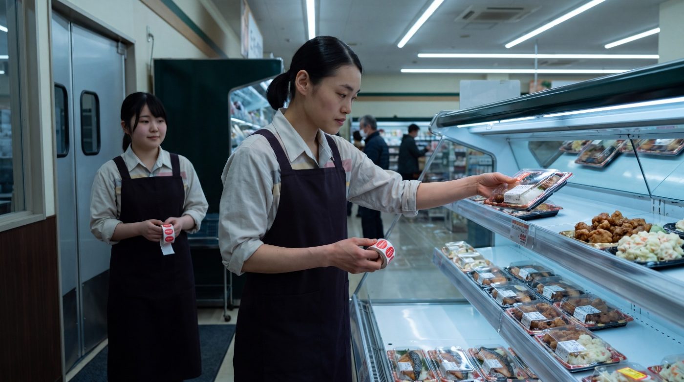 惣菜売り場で働く姿（創作事例のイメージ）