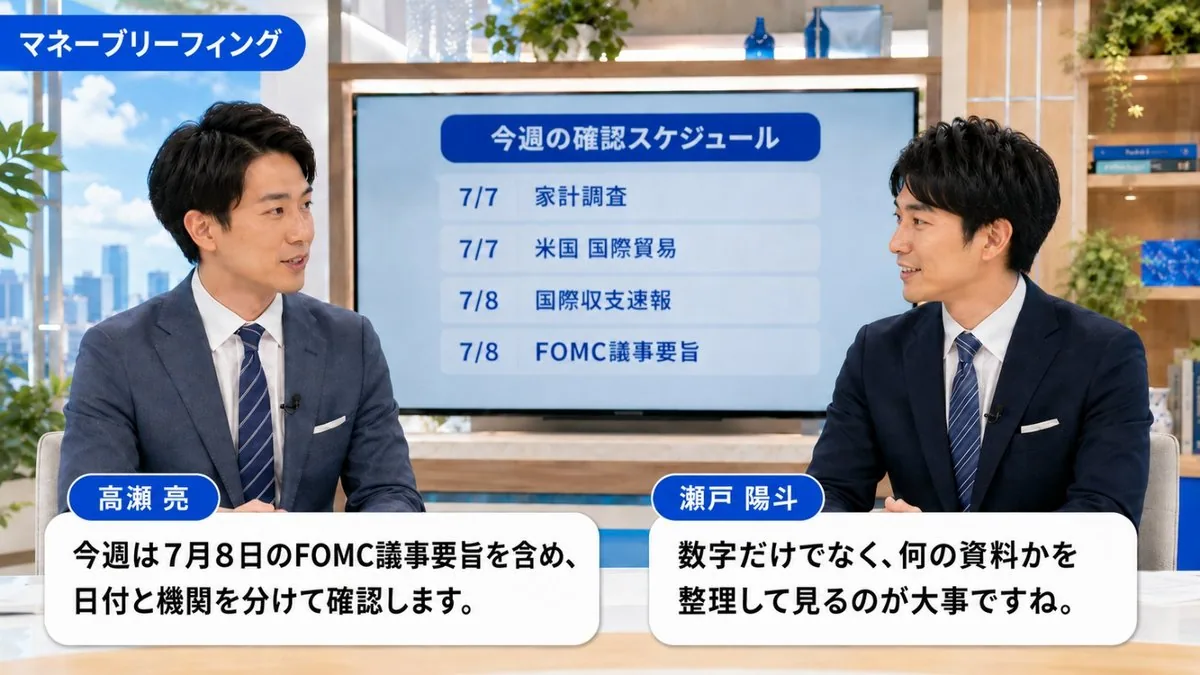 マネーブリーフィング|米雇用統計と日銀短観を解説するスタジオ