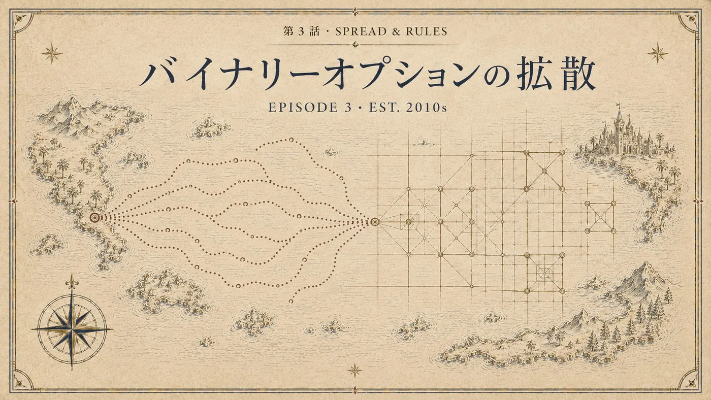 第3話 SPREAD & RULES ― 大西洋と太平洋を越えて広がった経路を描いた古地図イラスト